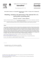 Modelling, simulation and optimization of the materials flow of a multi-product assembling plant