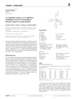 1,5-Anhydro-2-deoxy-1,2-C-dichloromethylene- 3,4,6-tri-O-(4-methoxybenzyl)- D-glycero-D-gulo-hexitol.