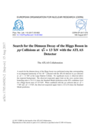 Search for the Dimuon Decay of the Higgs Boson in pp Collisions at √s = 13 TeV with the ATLAS Detector
