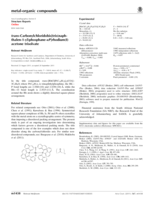 trans-Carbonylchloridobis[tris(naphthalen-1-yl)phosphane-kP]rhodium(I) acetone trisolvate.