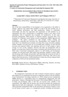 Personnel management practices in Nigerian quantity surveying firms