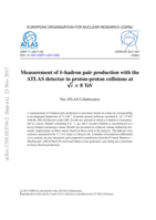 Measurement of b-hadron pair production with the ATLAS detector in proton-proton collisions at √s = 8 TeV