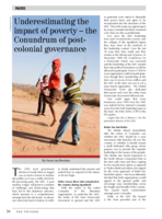 Underestimating the impact of poverty – the conundrum of postcolonial governance
