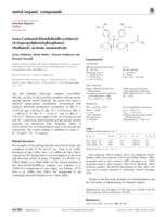 trans-Carbonylchloridobis[dicyclohexyl-(4-isopropylphenyl)phosphane]- rhodium(I) acetone monosolvate.