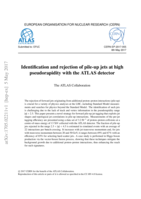 Identification and rejection of pile-up jets at high pseudorapidity with the ATLAS detector