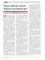 Where did the South African revolution go?