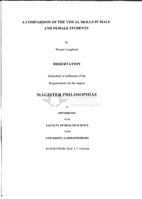 A comparison of the visual skills in male and female students