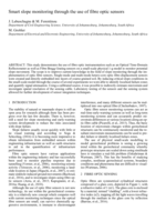 Smart slope monitoring through the use of fibre optic sensors