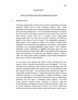 A factor analytic study of adult career concerns, career  status and career resilience