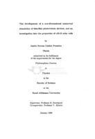 The development of a one-dimensional numerical simulation of thin-film photovoltaic devices, and an investigation into the properties of Si:H solar cells