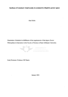 Surfaces of constant visual acuity in symmetric dioptric power space