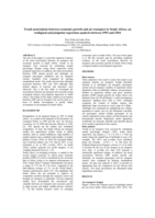 Trend associations between economic growth and air transport in South Africa: an ecological and joinpoint regression analysis between 1993 and 2016