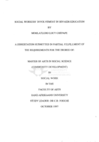 Social workers' involvement in HIV/AIDS education