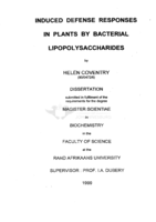 Induced defense responses in plants by bacterial lipopolysaccharides