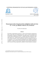 Measurement of the charged-particle multiplicity inside jets from √s = 8 TeV pp collisions with the ATLAS detector