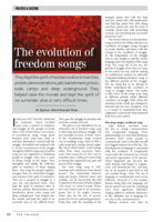 The evolution of freedom songs