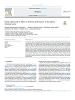 Social capital and its effect on business performance in the Nigeria informal sector