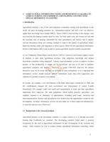 Agricultural information needs and resources available to agriculturalists and farmers in a developing country with special reference to Lesotho