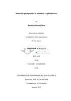 Molecular phylogenetics of Alooideae (Asphodelaceae)