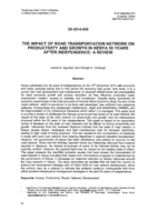 The impact of road transportation network on productivity and growth in Kenya 50 years after independence : a review