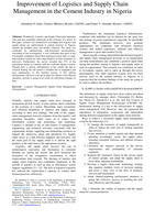 Improvement of logistics and supply chain management in the cement industry in Nigeria