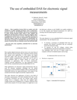 The use of embedded DAS for electronic signal measurements