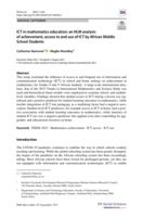 ICT in mathematics education: an HLM analysis  of achievement, access to and use of ICT by African Middle  School Students