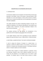 The role and characteristics of private (not for reward )road transport operators in the South African freight market