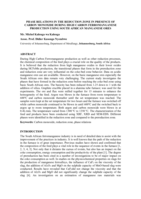 Phase relations in the reduction zone in presence of carbon monoxide during high carbon ferromanganese production using South African manganese ores