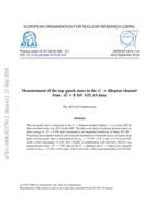 Measurement of the top quark mass in the tt¯→ dilepton channel from √s = 8 TeV ATLAS data