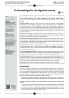 Tax knowledge for the digital economy