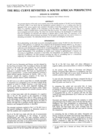 The bell curve revisted: A South African perspective.