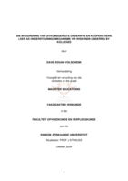 Die integrering van uitkomsgerigte onderwys en kooperatiewe leer as ondersteuningsmeganisme vir wiskunde-onderrig by kolleges.