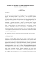 Exploring the determinants of brand performance in an emerging African economy