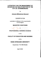 A strategy for the management of HIV/AIDS in the health sector of the City of Johannesburg