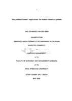 The protean career : implications for human resource systems