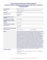 Treatment of artificial wastewater containing two azo textile dyes by vertical-flow constructed wetlands
