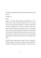 Peripheral capital goes global: Naspers, globalization and global media