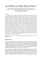The significance of maturity models application in manufacturing towards adaptation of Industry 4.0 : a review