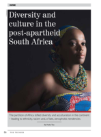 Diversity and culture in the post-apartheid South Africa