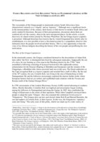 ‘Family relations and civil relations :’ Nicolaas Waterboer’s Journal of his visit to Griqualand East, 1872