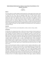 Mobile-mediated mothering from a distance : a case study of Somali mothers in Port Elizabeth, South Africa