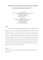 Distance makes the (committed) heart grow colder: MNEs’ responses to the state logic in African variants of CSR