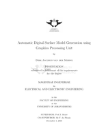 Automatic digital surface model generation using graphics processing unit