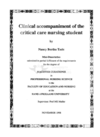 Clinical accompaniment of the critical care nursing student