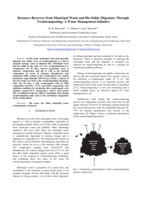 Resource recovery from municipal waste and bio solids (digestate) through vermicomposting: a waste management initiative