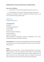 Medicinal plants for primary dysmenorrhoea : a systematic review