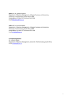 The value of millennial employees in the South African banking sector