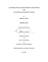 An information security reference framework for e-learning management systems