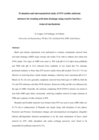 Evaluation and microanalytical study of ZVI /zeolite substrate mixtures for treating acid mine drainage using reactive barriers - removal mechanisms
